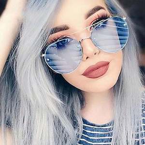 Gafas de Sol Ovaladas con Lentes de Espejo Estilo Vintage, Novedades de Moda 2021, Gafas de Sol Extra Grandes con Protección UV400 para Mujer - Product Image 4