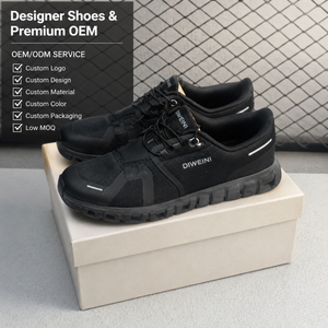 Chaussures de créateur de luxe pour hommes et femmes, baskets légères en mesh noir de haute qualité, nouvelles. - Product Image 1