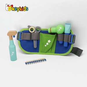2024 Fashion Portable Pretend Play pink Wooden <strong>Toy</strong> <strong>Hairdressing</strong> <strong>Set</strong> for Girls W10D516 - Product Image 6