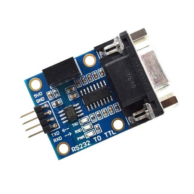 Taidacent Power Isolation DB9 Female Ttl Serial Level Shifter Circuit Uart to RS232 SP3232 TTL Adapter Rs232 to Ttl Converter