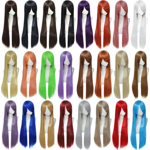 Peluca Multiusos de Fibra Sintética Resistente al Calor, Cabello Liso y Grueso de 150 cm/60 Pulgadas para Hombres y Mujeres - Product Image 1