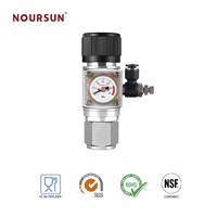 Régulateur de CO2 pour aquarium, manomètre, électrovanne en aluminium 12V DC, compteur de bulles, clapet anti-retour, pression de sortie réglable