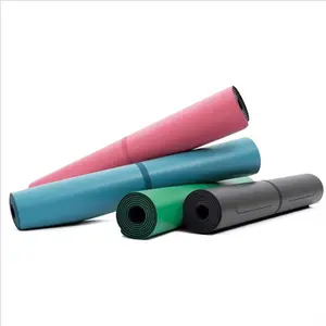 Suitable For Home Exercise Fitness Pilates Stretching Exercise Natural Non-slip Environmental Protection 5mm Rubber Yoga Mat
