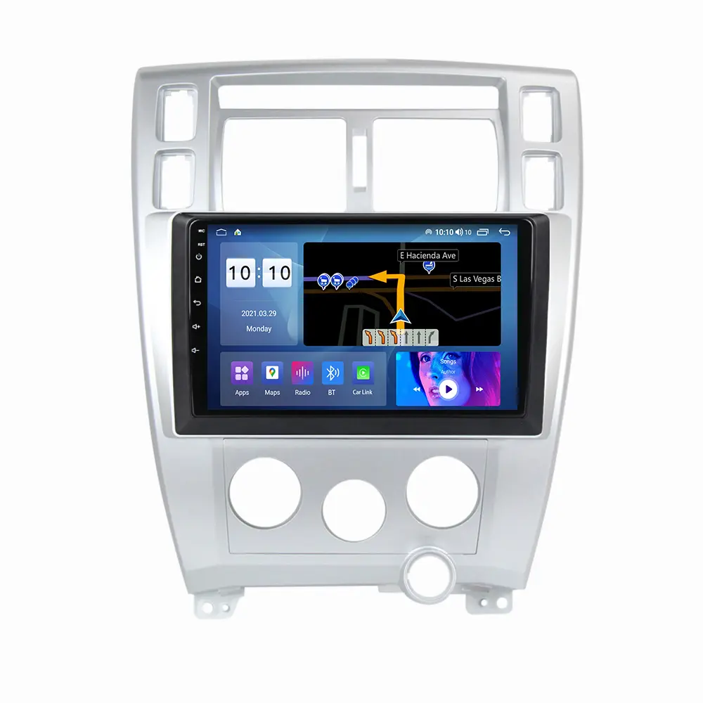 MEKEDE Android 11 8Core IPS DSP 2.5D Xe Đa Phương Tiện DVD Player Cho Hyundai Tucson 2006-2014 8 + 128 Gam GPS Đài Phát Thanh Carplay Xe Đài Phát Thanh