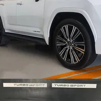 Nouveau ABS chromé Turbosport lettre arrière emblème marques latérales pour Lexus LX600 Land Cruiser accessoires 2022 2023 2024