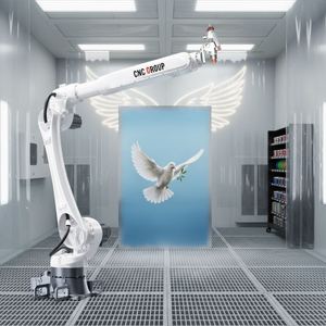 Robot de peinture automatique à 6 axes, robot de revêtement industriel sans programmation pour grandes pièces - Product Image 3