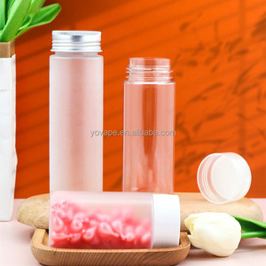 Bình Ống Miệng Rộng Trong Suốt Bình Ống Nhựa 100G 120 G 150G 200Ml 250G 200G 4Oz <span class=keywords><strong>5</strong></span> <span class=keywords><strong>Ounce</strong></span> 6Oz Có Nắp Nhôm Màu Bạc - Product Image 3