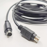 Connecteur MIDI DIN SHANWEI à montage sur panneau 4 5 6 7 8 9 10 11 12 13 broches Mini DLN mâle pour clavier et souris