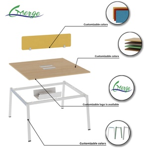 Escritorio de Oficina Moderno de Metal de Último Diseño, Estación de Trabajo para Edificio de Oficinas, Gran Venta <span class=keywords><strong>2026</strong></span>, Muebles de Estación de Trabajo para Computadora a Bajo Precio - Product Image 6