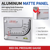 Manomètre différentiel à colonne de liquide Mark II rouge -10-700Pa pour la ventilation des bâtiments d'élevage et des systèmes CVC