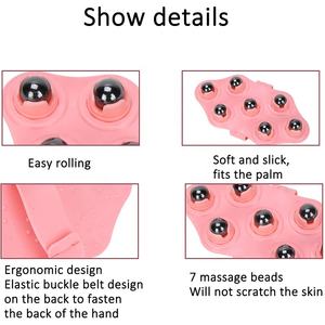 7 palline Anti-Cellulite 360 massaggiatore a rulli per guanti massaggiatore massaggiatore per muscoli del corpo - Product Image 6