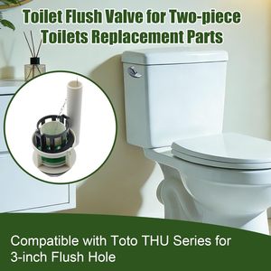 Kit de réparation de valve de chasse d'eau de 3 pouces pour toilettes deux pièces, compatible avec le système de chasse d'eau TOTO, pièce de rechange - Product Image 6