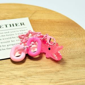 Nouveau porte-clés dinosaure en PVC dégradé, pendentif créatif personnalisé pour sac d'étudiant, boîte de rangement pour écouteurs, décoration anti-perte - Product Image 2