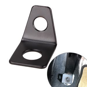 Soporte de montaje de metal en forma de L para cinturón de seguridad de coche, para instalación de cinturón de seguridad, negro BAG062 - Product Image 1
