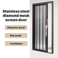 Moustiquaire rétractable YuanJing SM-40 moderne avec cadre en aluminium, moustiquaire durable en maille, ignifuge, lavable, sur mesure