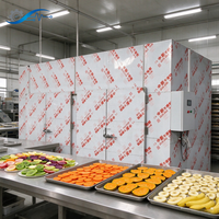 Machine de séchage à circulation d'air chaud à économie d'énergie, sécheuse à fruits et légumes en acier inoxydable pour la production de fruits secs