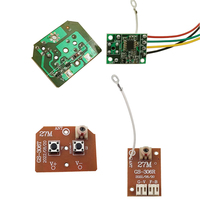 Carte de circuit imprimé à deux canaux 3-4,5 V, 1,2 mm d'épaisseur, pour jouets télécommandés, composants électroniques DIY PCBA