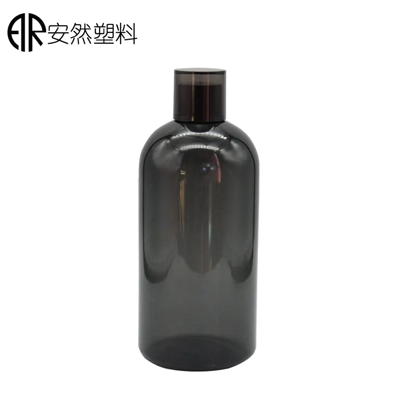 Custom 500ml Plastic PET liquid Shampoo Hair Oil Bottle packaging Empty Beauty Lotion Cosmetics Pet Bottle With screw Cap