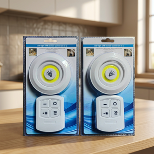 Lumière LED en plastique moderne avec télécommande, lot de 3, AC 220V 50Hz, pour usage domestique, modèle 05975 - Product Image 4