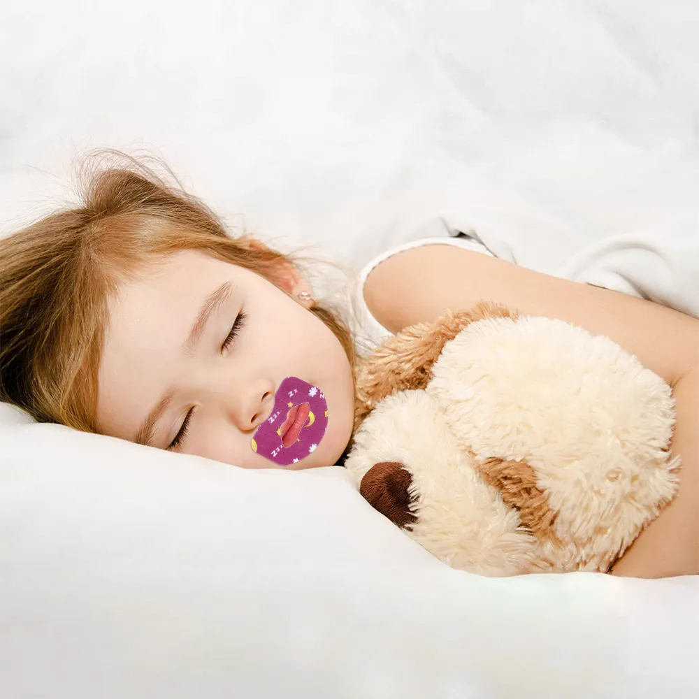เทปแปะปาก OEM ลดการนอนกรนเพื่อเพิ่มหรือปรับปรุงการหายใจทางจมูกตอนกลางคืน