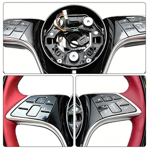 Volant haut de gamme hydro-dépoli effet bois, remplacement direct pour <span class=keywords><strong>Mercedes</strong></span> Classe S, Classe GLS, Maybach Classe S, Châssis - Product Image 5