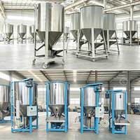 Mezcladora Vertical Gravimétrica Comercial para Animales, Trituradora y Mezcladora de Alimentos para Aves de Corral, Capacidad de Una Tonelada de Polvo de Pollo