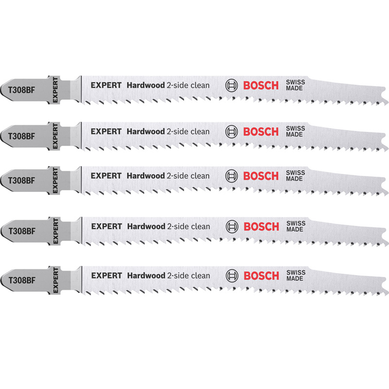 Для BOSCH 2608900544 высокоскоростные стальные Лобзики для твердых пород, двухсторонние, для чистой, Т-образной пилы и джиг-Пилы