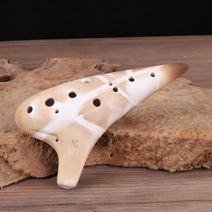 Ocarina en céramique de haute qualité à 12 trous, tonalité Alto C, pour débutants, enseignement scolaire, instrument de musique ethnique - Product Image 2