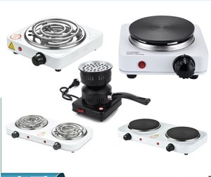 Nouveau Portable extérieur ménage cuisson cuisinière électrique en fonte élément chauffant cuisine <span class=keywords><strong>Induction</strong></span> 2 brûleurs - Product Image 4