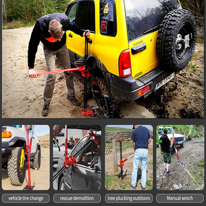 Gato hidráulico agrícola de 3 toneladas con trinquete de alta resistencia para recuperación de camiones y SUVs, 20'', 33'', 48'', 60'', QJ002, Gato agrícola de 60'' QJ002 - Product Image 3