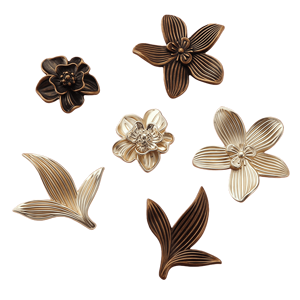 Maniglie Vintage a Petalo con Foro Singolo - Maniglie Creative in Lega di Zinco Stile Antico di Lusso in Bronzo/Ottone <span class=keywords><strong>per</strong></span> <span class=keywords><strong>Mobili</strong></span> e Cassetti - Product Image 2