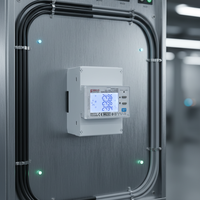 Analizador de calidad de energía EM4373 CT 3*230/400V aprobado por MID 0,05 ~ 5(6) un sistema de gestión de energía Modbus de medidor de energía trifásico