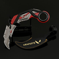 15CM VALORANT RGX 11Z Pro Karambit | Réplique en alliage de zinc entièrement en métal Décor de bureau à collectionner Jeu Périphérique Cosplay Prop Garçon Cadeau