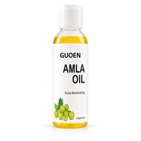 Huile capillaire Amla hydratante pour le cuir chevelu 118ml, huile de soin capillaire à l'indienne groseille pour cheveux secs et crépus, lissante
