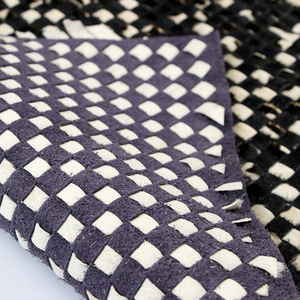 Autentica <span class=keywords><strong>pelliccia</strong></span> di mucca intrecciata in <span class=keywords><strong>vera</strong></span> <span class=keywords><strong>pelliccia</strong></span> su misura - Product Image 4
