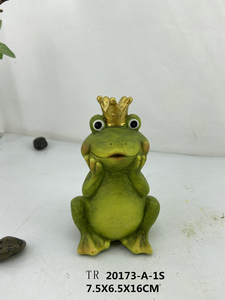 <span class=keywords><strong>Grenouille</strong></span> en résine avec prince héritier princesse artisanat Sculpture modèle usine jardin <span class=keywords><strong>grenouille</strong></span> étang Figurine maison décorative - Product Image 3
