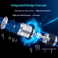 Módulo de motor de articulación armónica para robot humanoide, accionamiento eléctrico integrado, motor de torque hueco sin escobillas de alta densidad de torque