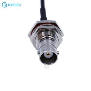 SMB Female Plug Rubber Ring RG174 <b>Cable</b> Assembly Bulkhead IP65 <b>Waterproof</b> BNC Female RF Device Optional - Product Image 3