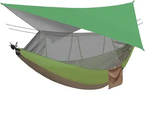 açık muşamba barınak Suppliers-Woqi yürüyüş rainfly kamp tente çadır hamak sivrisinek ve yağmur sinek ile su geçirmez çadır barınak gölgelik