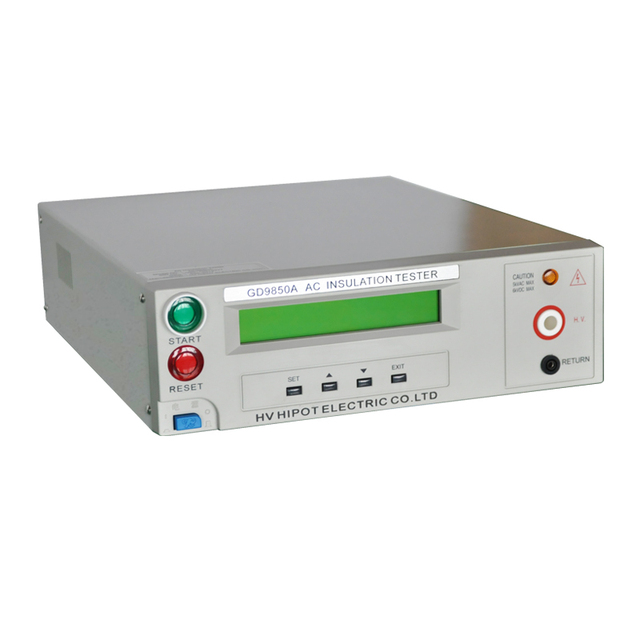 HVHIPOT GD9850A AC 5kV Electrical Component Power Cable Hipot Tester High Voltage Test Kit Dielectric Strength Tester