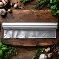 Rouleau de papier aluminium pour la cuisine domestique, pour la préparation et le stockage des aliments au quotidien