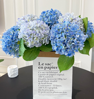 3D-Klebeband Hortensie Hochwertige Künstliche Blume Hochzeitsdekoration Tischdekoration Handgefertigtes Weiches Natürliches Arrangement