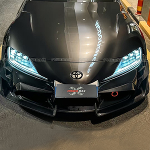 Bất sợi carbon phía trước Bumper lỗ thông hơi TRIM cho Supra A90 <span class=keywords><strong>MKV</strong></span> A91 phía trước canards - Product Image 2