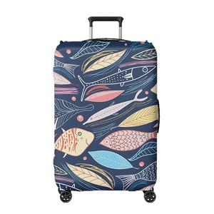 Funda para Maleta de Viaje con Ruedas Giratorias, Cierre de Cremallera, Diseño Impreso en 3D, Ecológica, Protección para Viajes de Negocios - Product Image 5