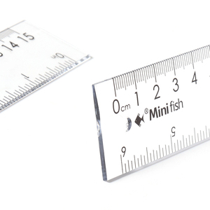 Op Maat Gemaakte 15Cm Ps Plastic Dubbele Schaal Rechte Liniaal Transparant Studentenpapier Voor Schoolbenodigdheden - Product Image 6