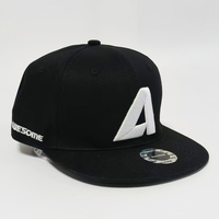 Gorra de béisbol ajustada de 6 paneles con logotipo bordado 3D de ala plana de algodón personalizado de alta calidad, gorra Snapback
