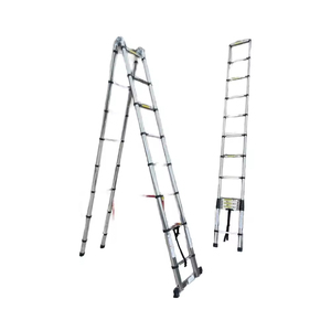 Teleskopleiter aus Aluminiumlegierung mit optimiertem, kompaktem Design und praktischer Verlängerung für den Heimgebrauch zum besten Preis. - Product Image 5