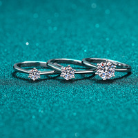 14K or jaune classique personnalisable 1CT Lab Grown Diamond Solitaire Ring mariage fiançailles cadeau pour les femmes IGI certifié
