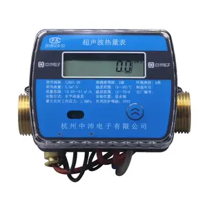 Medidor térmico BTU digital inteligente, caudalímetro ultrasónico con salida de pulso RS485 MBUS