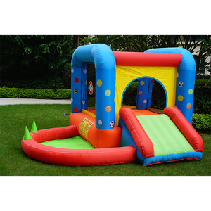 Happy Backyard <b>Small</b> Children Water <b>Slide</b> Playground Outdoor Kids Inflatable Air Jumping Bouncer Jump House Inflatable Bouncer J - Product Image 3